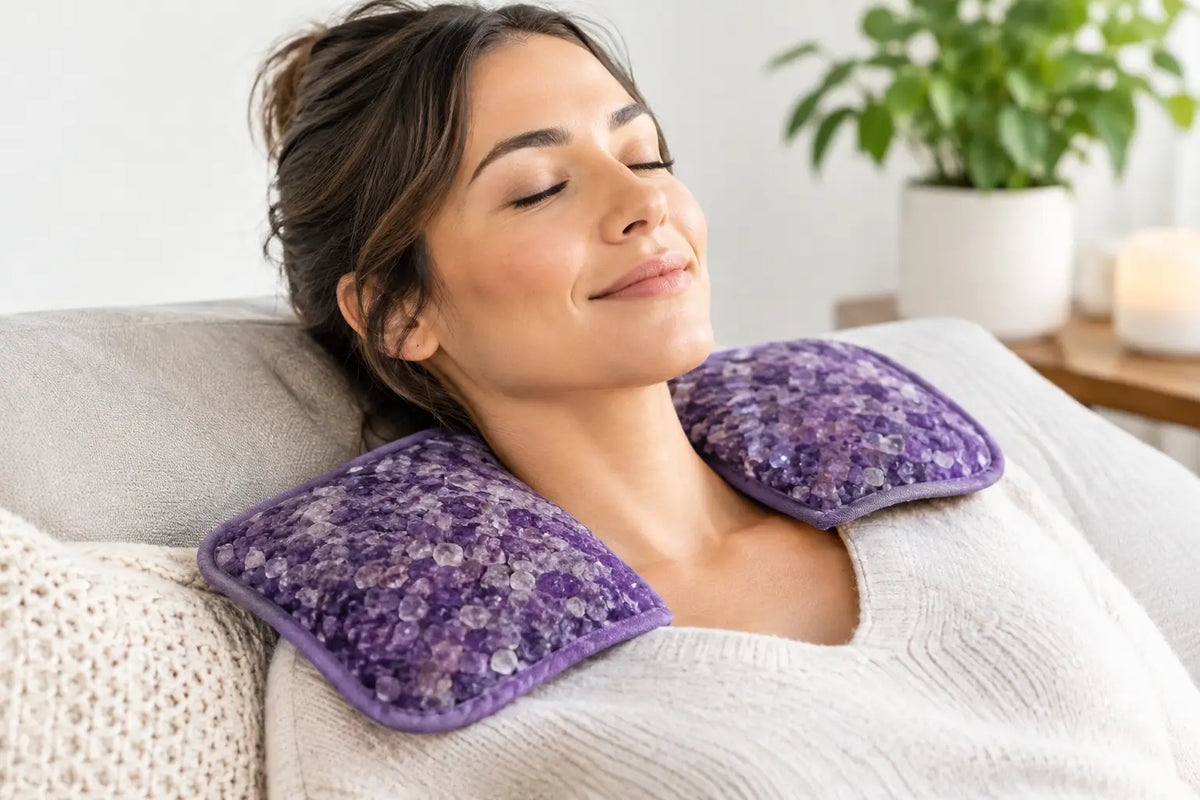 Amethyst Infrared Heat Pillow for Daily Relief