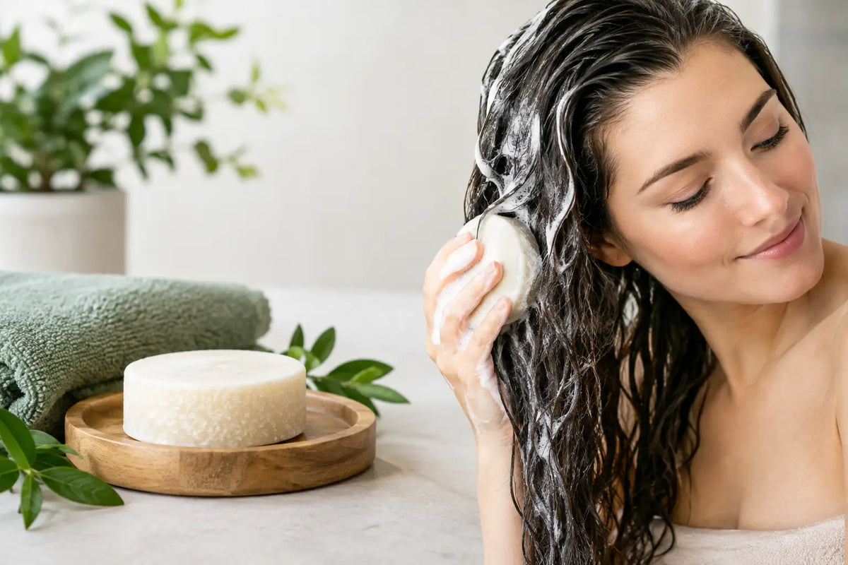 How to Use a Solid Shampoo Bar for Soft Hair