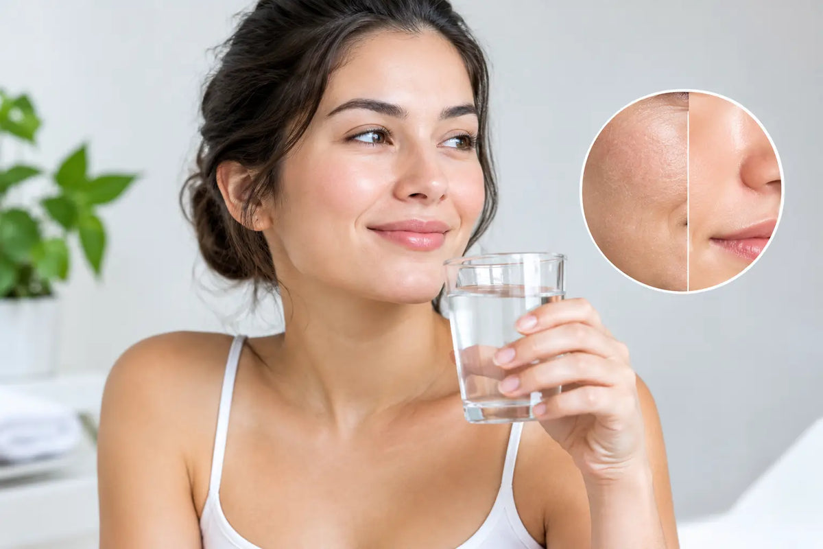 Does Drinking Water Help Dehydrated Skin?