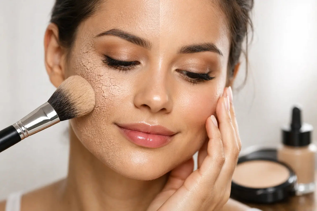 How to Prevent Makeup Caking for a Smooth Glow