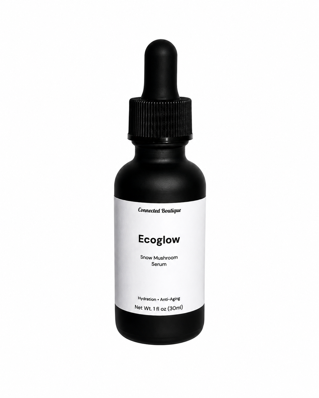 Eco Glow Snow Mushroom Serum Hydrating Vegan Alternative to Snail Mucin