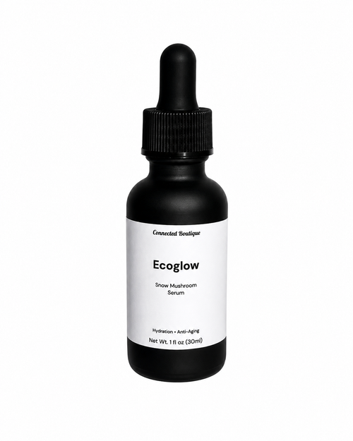 Eco Glow Snow Mushroom Serum Hydrating Vegan Alternative to Snail Mucin