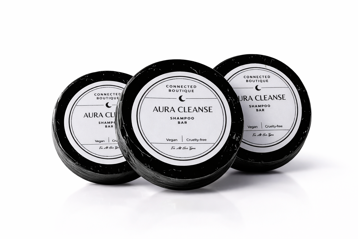 Aura Cleanse Solid Shampoo Bar – Lavender Marshmallow