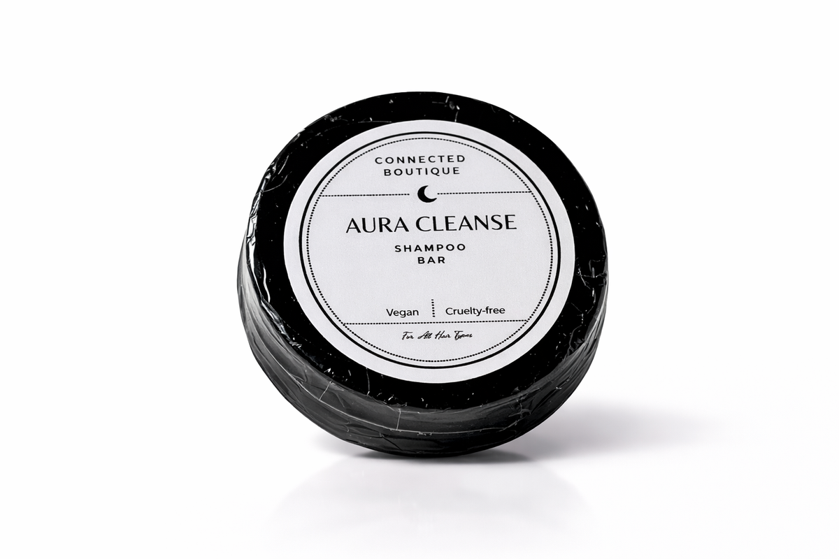 Aura Cleanse Solid Shampoo Bar – Lavender Marshmallow