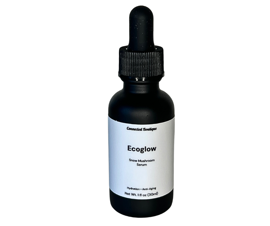 Eco Glow Snow Mushroom Serum Hydrating Vegan Alternative to Snail Mucin