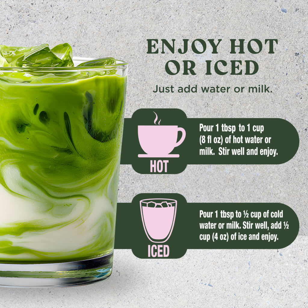 Harmony Matcha Lavender, Premium Shade-Grown Japanese Matcha, Sweetened with Organic Sugar, 20 Servings